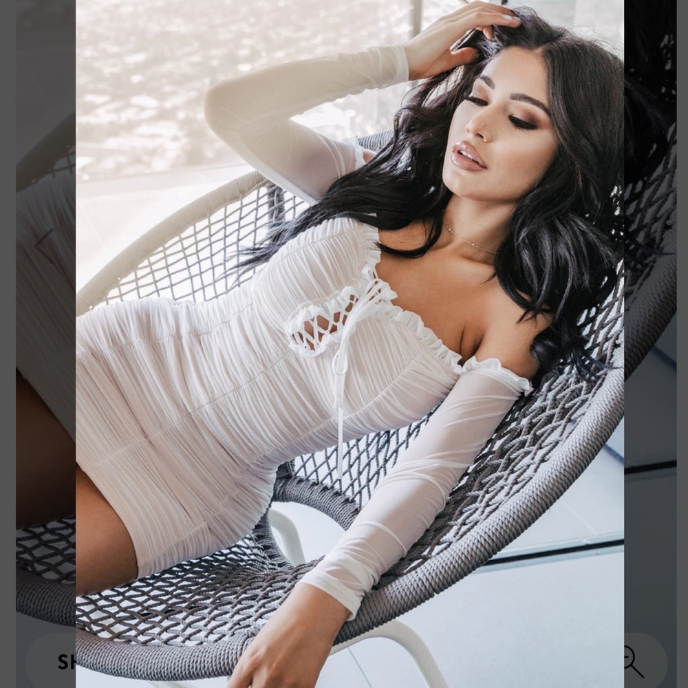 Fashion Nova Maura Mesh Dress